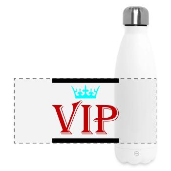 vip_02 - Gourde isotherme panoramique 500 ml - blanc - Devant
