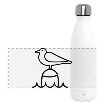Möwe Moin - Panorama Isolierflasche 500 ml - Weiß - Vorne
