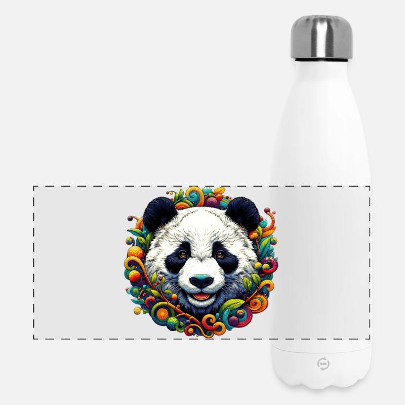 Panda - Panoramic Thermal Bottle 500 ml - white