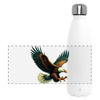 Adler - Panorama Isolierflasche 500 ml - Weiß - Vorne