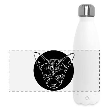 Sphinx Head - Panoramic Thermal Bottle 500 ml - white - Front