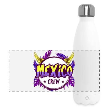 Mexico Crew Colorful - Panoramic Thermal Bottle 500 ml - white - Front