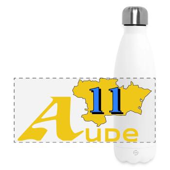 Aude - Panorama Isolierflasche 500 ml - Weiß - Vorne