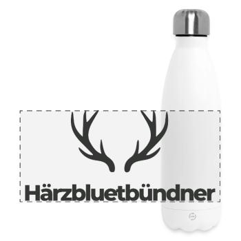 Härzbluetbündner - Gourde isotherme panoramique 500 ml - blanc - Devant