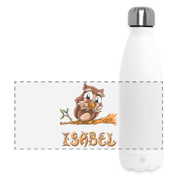 Eule Isabel - Panorama Isolierflasche 500 ml - Weiß - Vorne