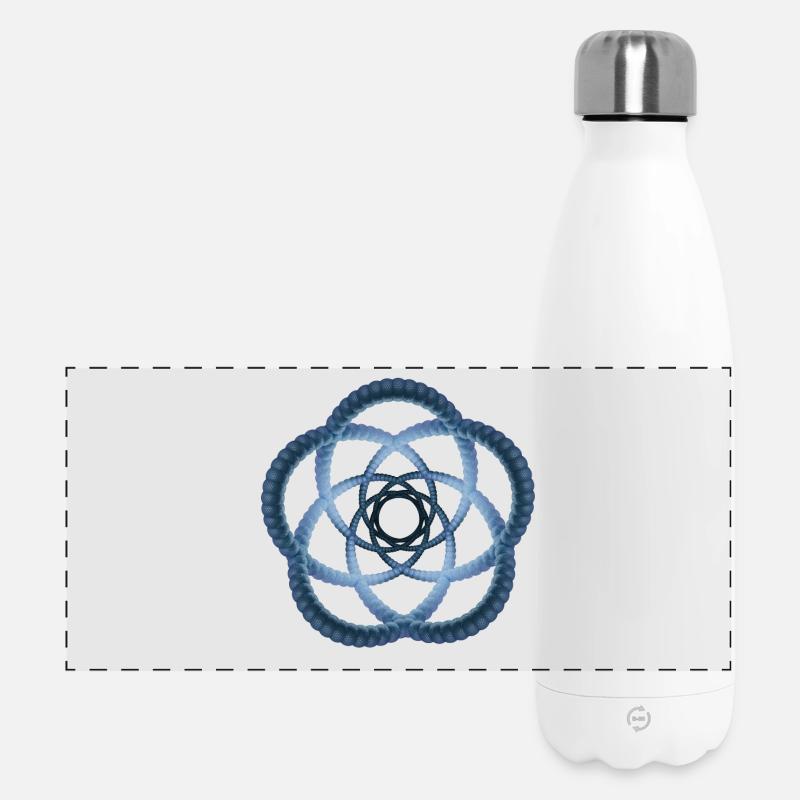 Atom - Cellular one - Panoramic Thermal Bottle 500 ml - white