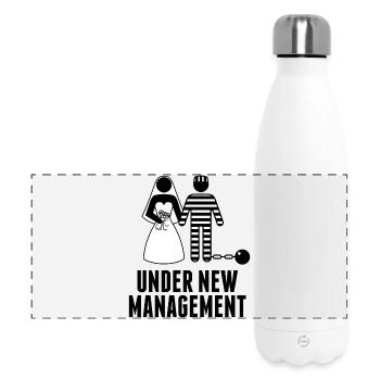 Enterrement de vie de jeune fille - Gourde isotherme panoramique 500 ml - blanc - Devant