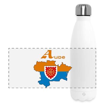 aude - Panorama Isolierflasche 500 ml - Weiß - Vorne