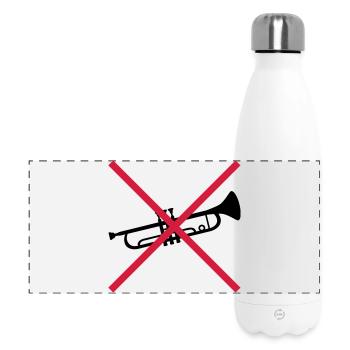 Trumpet Forbidden Shield - Panoramic Thermal Bottle 500 ml - white - Front