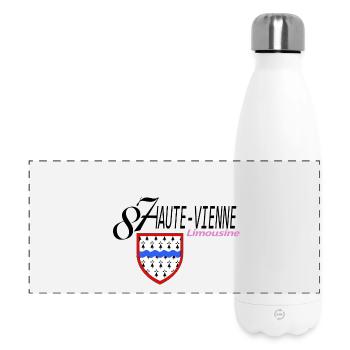 Haute-vienne - Gourde isotherme panoramique 500 ml - blanc - Devant