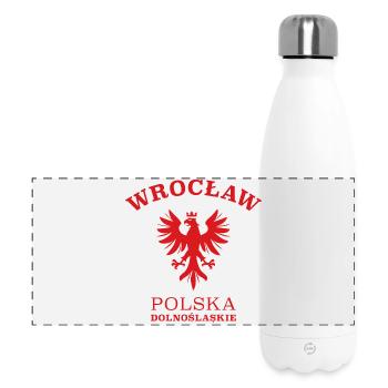 WROCLAW, Breslau, Polen, Polska, Pologne - Gourde isotherme panoramique 500 ml - blanc - Devant