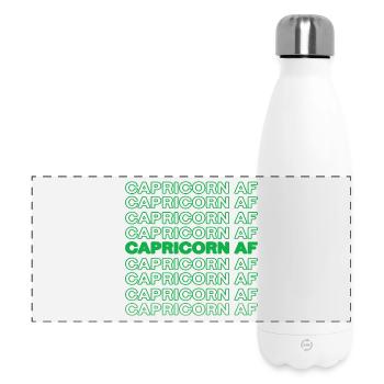 Capricorn Esoteric Statement Zodiac Superstition - Panoramic Thermal Bottle 500 ml - white - Front