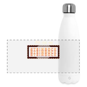Cool Horoskop Statement Steinbock Aberglaube - Panorama Isolierflasche 500 ml - Weiß - Vorne
