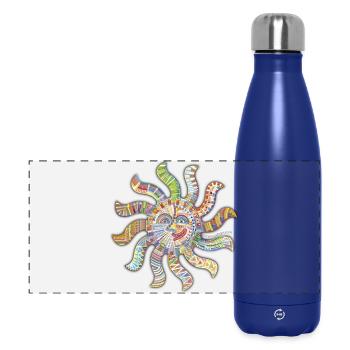 Thought-of-you-sun - Panoramic Thermal Bottle 500 ml - dark blue  - Front