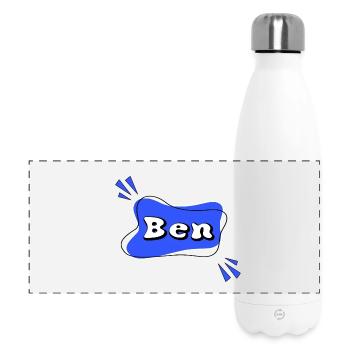 Ben - Gourde isotherme panoramique 500 ml - blanc - Devant