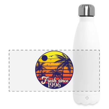 Vintage 1996 - Panorama Isolierflasche 500 ml - Weiß - Vorne