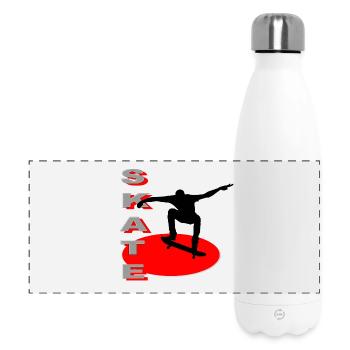 SKATE - Panoramic Thermal Bottle 500 ml - white - Front