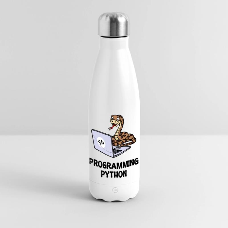 Developer Lustige Sprüche Programmierer Computer Panorama Isolierflasche 500 ml