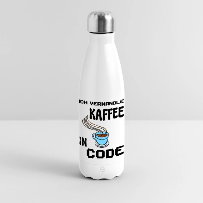 Coden Computerfreak Developer Statement Nerd Panorama Isolierflasche 500 ml