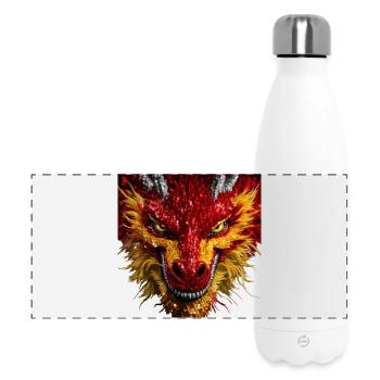 Sparkling Dragon Gaze - Panoramic Thermal Bottle 500 ml - white - Front