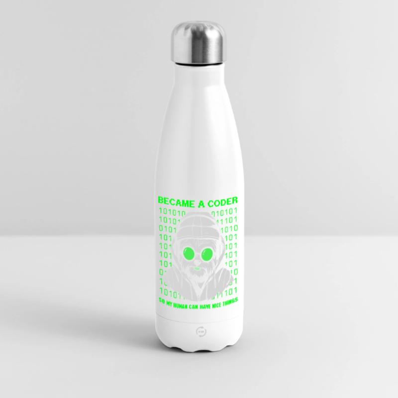 Became a Coder – Cyber Dog Binary Panorama Isolierflasche 500 ml