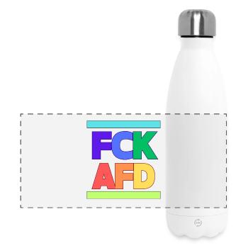 FCK AFD - Panorama Isolierflasche 500 ml - Weiß - Vorne