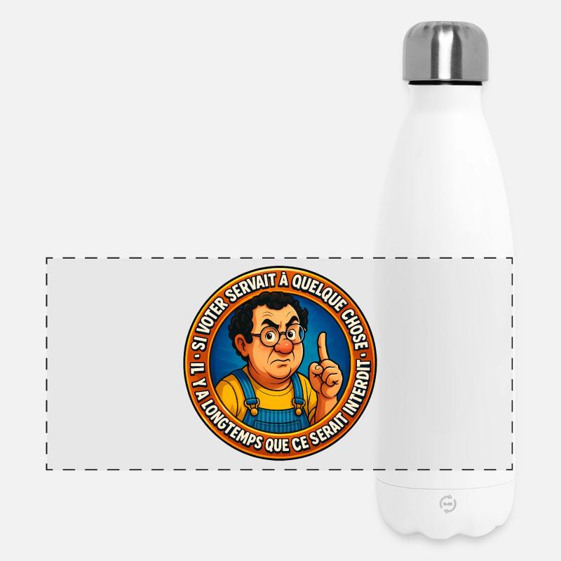 Useless vote - Panoramic Thermal Bottle 500 ml - white