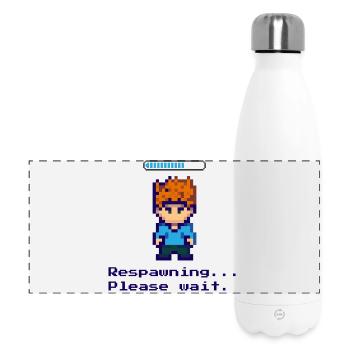 Réapparition... Veuillez patienter. Un design pour tous les joueurs - Gourde isotherme panoramique 500 ml - blanc - Devant