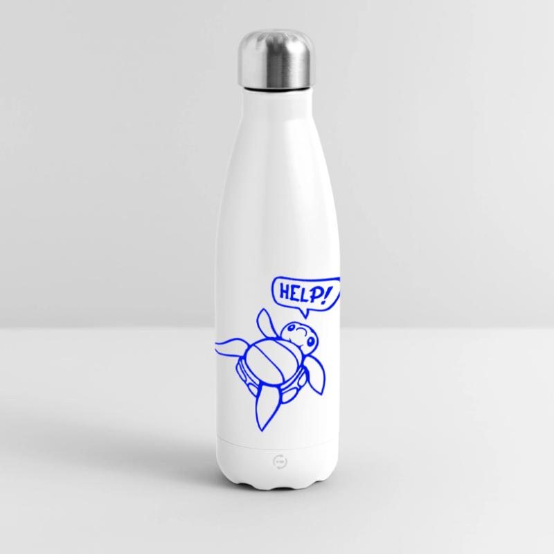 Turtle Back Tilted Over Helpless Side Help Panoramic Thermal Bottle 500 ml