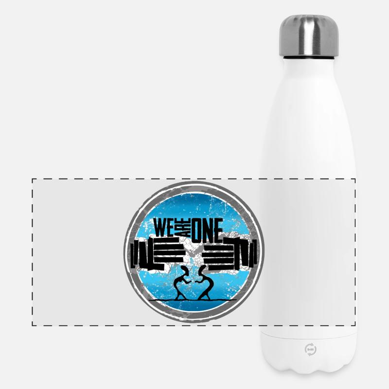We Are One Globalkraft - Panoramic Thermal Bottle 500 ml - white