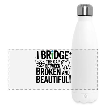 Dental Lab Ceramic Oven  - Panoramic Thermal Bottle 500 ml - white - Front