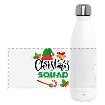 Weihnachtstrupp, Weihnachten heiraten - Panorama Isolierflasche 500 ml - Weiß - Vorne