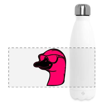 GANS SONNENBRILLE - Panorama Isolierflasche 500 ml - Weiß - Vorne