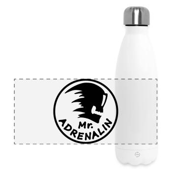 Mr. adrenaline - Panoramic Thermal Bottle 500 ml - white - Front