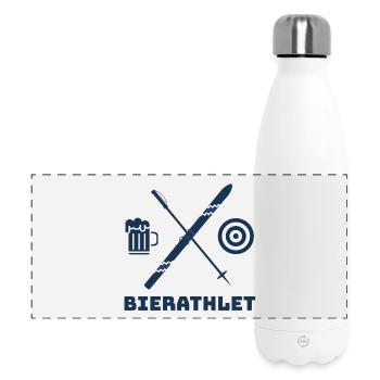 ATHLÈTE DE LA BIÈRE - Gourde isotherme panoramique 500 ml - blanc - Devant