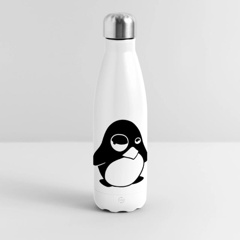 Grumpy Tux – Drôle de Penguin Linux pour les geeks Gourde isotherme panoramique 500 ml