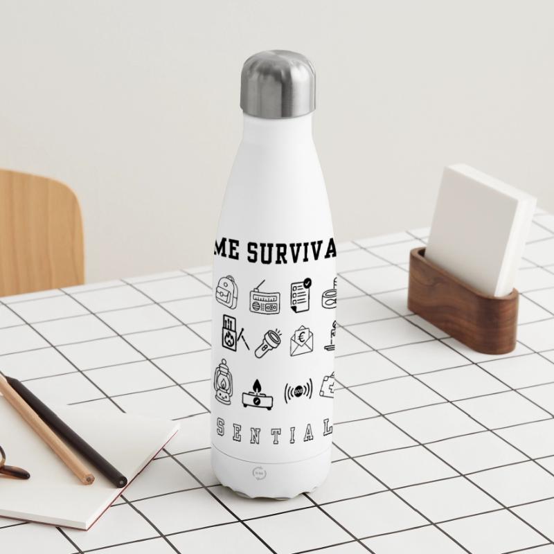Plan d’urgence - apocalypse Gourde isotherme panoramique 500 ml