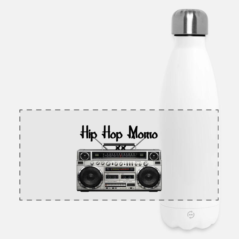 Ghetto Blaster - Panoramic Thermal Bottle 500 ml - white