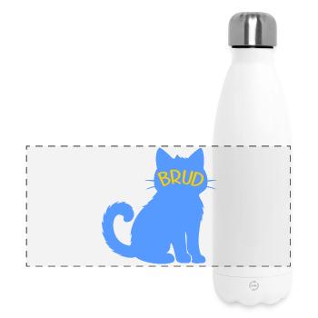 Katzenliebende Braut 2026 - Panorama Isolierflasche 500 ml - Weiß - Vorne