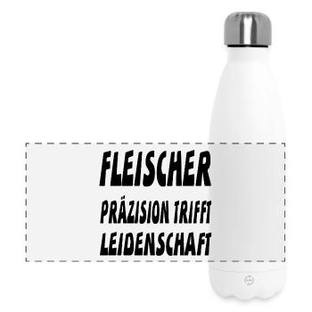 Fleischer - Panorama Isolierflasche 500 ml - Weiß - Vorne