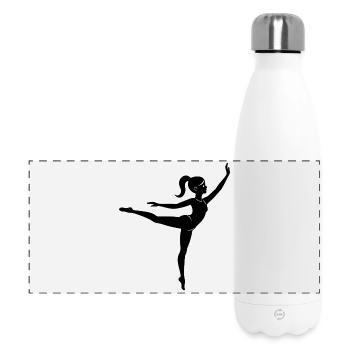 Gymnastics Girl - Panoramic Thermal Bottle 500 ml - white - Front