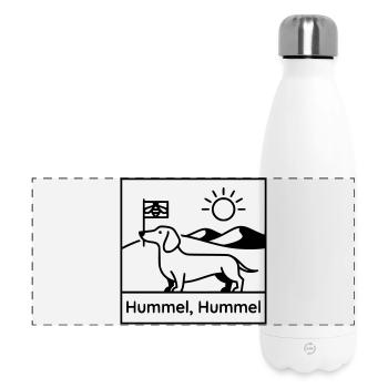dackel hummel hummel - Panorama Isolierflasche 500 ml - Weiß - Vorne
