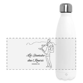 Lei Dansaire Dou Roucas Rocbaron Var T-Shirt Ca... - Gourde isotherme panoramique 500 ml - blanc - Devant