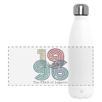 Vintage 1996 - Panorama Isolierflasche 500 ml - Weiß - Vorne