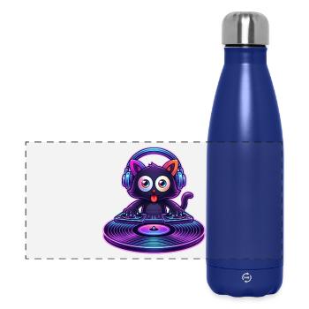 Gatalf blindtest - Gourde isotherme panoramique 500 ml - bleu foncé  - Devant