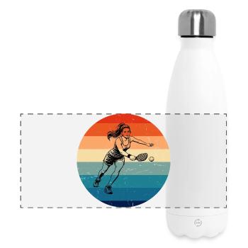 Pickleball Game Design for Pickleball Coach Fans - Panoramic Thermal Bottle 500 ml - white - Front
