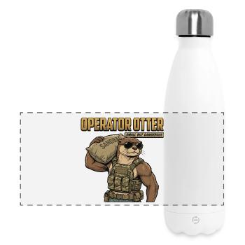 Operator Otter - Panoramic Thermal Bottle 500 ml - white - Front