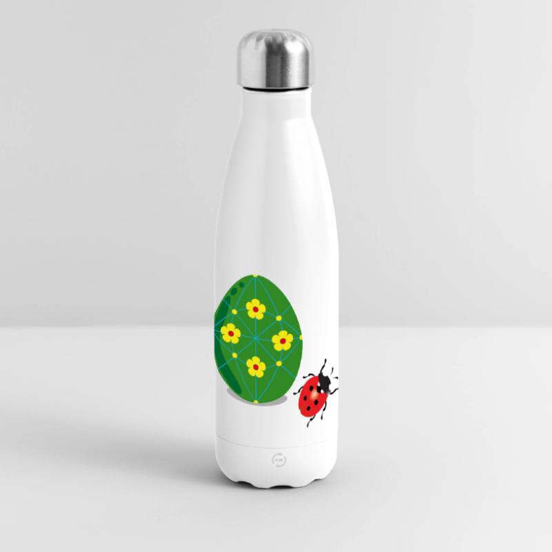 Easter egg with ladybug Panoramic Thermal Bottle 500 ml