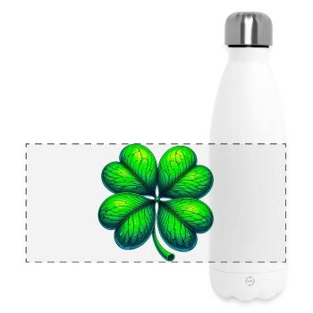 Four-leaf clover - Panoramic Thermal Bottle 500 ml - white - Front