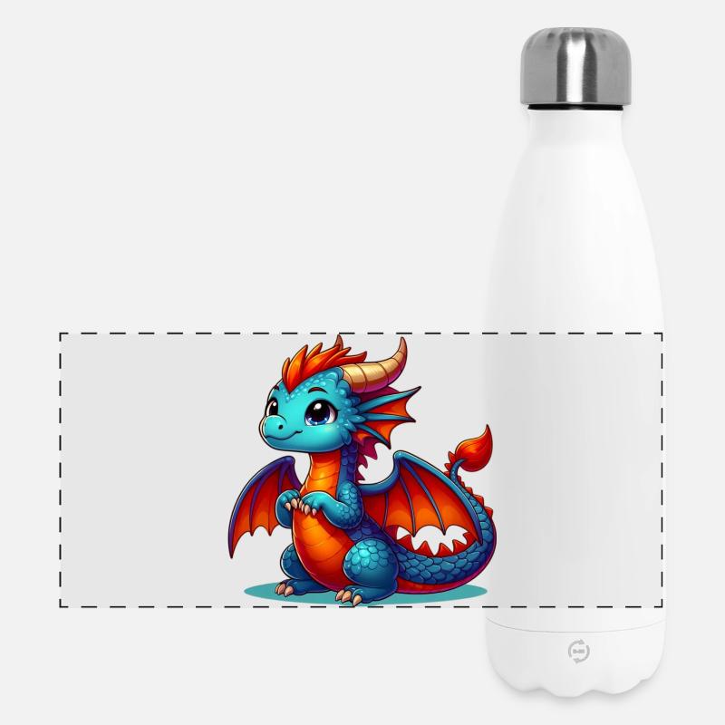 Dragon - Gourde isotherme panoramique 500 ml - blanc